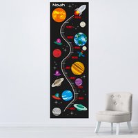 Personalisierbare Kindermesslatte: Sonnensystem