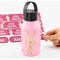 Personalisierte Thermosflasche - Runbott 350 ml Rabbit