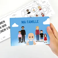 Personalisierte Geschichte Meine Familie für Kinder