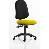 Eclipse Plus XL Lever Task Operator Chair Bespoke Colour Seat Senna