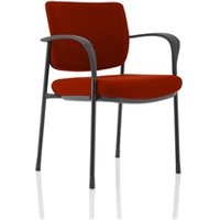 Brunswick Deluxe Black Frame Bespoke Colour Back Seat Chilli With Arms