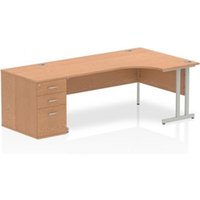 Impulse 1800 Right Hand Cantilever Workstation 800 Pedestal - I000878