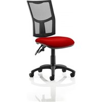 Eclipse II Lever Task Operator Chair Black Mesh Back With - KCUP1001