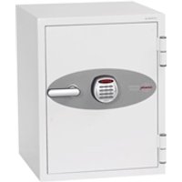 Phoenix Datacombi DS2501E Size 1 Data Safe with Electronic Lock, White