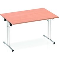 Impulse 1200mm Folding Rectangular Table Beech Top I000690