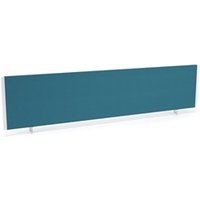 Impulse/Evolve Plus Bench Screen 1800 Bespoke Maringa Teal White Frame