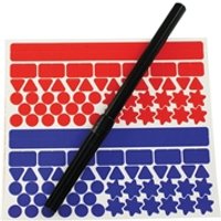 Q-Connect BLU/Rd/Org/Ylw Planner Kit - Dated Planners - Planner Kits