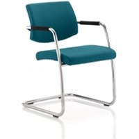 Havanna Visitor Chair Kingfisher Colour With Arms - KCUP0