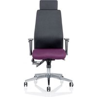 Onyx Ergo Posture Chair With Height Adjustable Arms With Headrest