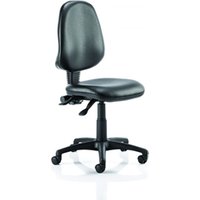 Eclipse Plus II Lever Task Operator Chair Black Bonded Leather