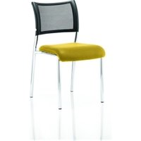 Brunswick Chrome Frame Without Arms Bespoke Colour Seat Senna Yellow