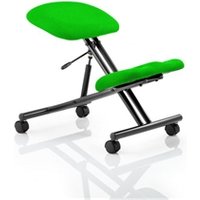 Kneeling Stool Black Frame Bespoke Colour Myrrh Green KCUP1291