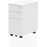 Impulse Slim Mobile Pedestal White - I000906