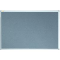 Franken Felt Pin Board X-tra!Line 90 x 60cm Grey - PT130212