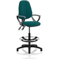 Eclipse Plus II Lever Task Operator Chair Kingsfisher Draughtsman Kit