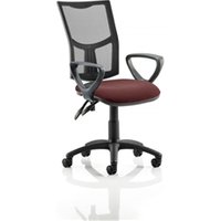 Eclipse II Lever Task Operator Chair Black Mesh Back With - KCUP1022