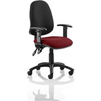 Eclipse Plus II Lever Task Operator Chair With Height Adjustable Arms