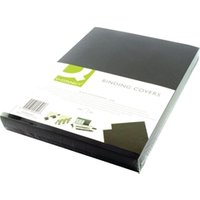 Q-CONNECT KF00501 binding cover A4 Polyvinyl chloride (PVC) Black 100 pc(s)