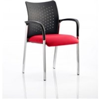 Academy Visitor With Arms Nylon Back Bespoke Colour Seat Bergamot