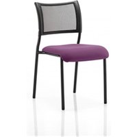 Brunswick Black Frame Without Arms Bespoke Colour Seat Tansy Purple