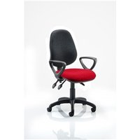 Eclipse Plus III Lever Task Operator Chair With Loop Arms Bespoke