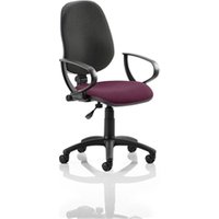 Eclipse Plus I Lever Task Operator Chair With Loop Arms Bespoke Colour