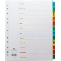 Euroffice Enjoy 21% Discount on Concord Index A4 MultiColoured Tabs CS79