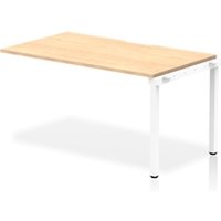 Evolve Plus 1400mm Single Row Office Bench Desk Ext Kit Maple Top