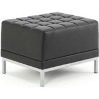Infinity Modular Cube Chair Black Soft Bonded Leather BR000199