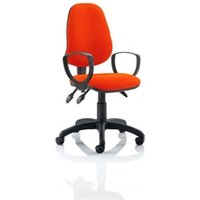 Eclipse Plus III Lever Task Operator Chair With Loop Arms Bespoke