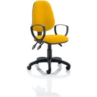 Eclipse Plus III Lever Task Operator Chair With Loop Arms Bespoke