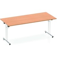 Impulse 1800mm Folding Rectangular Table Oak Top I000798