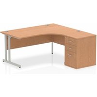 Impulse 1600 Right Hand Cantilever Workstation 600 Pedestal - I000871