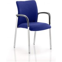 Academy Visitor With Arms Bespoke Colour Back And Seat Stevia Blue
