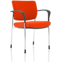 Brunswick Deluxe With Arms Chrome Frame Bespoke Colour Back And Seat