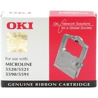 OKI ML5500 Black Fabric Ribbon - Fabric Ribbons - Dot Matrix Ribbons