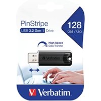 128GB Black Pinstripe USB 3.0 Drive - USB & Data Cables - USB Flash Drive