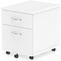 Impulse Mobile Pedestal 2 Drawer White - I000184