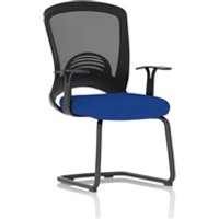 Astro Visitor Cantilever Leg Mesh Chair Bespoke Colour Seat Stevia