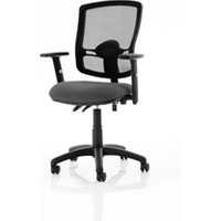 Eclipse Plus II Lever Operator Chair Mesh Back Charcoal Adjustable Arm