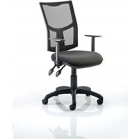 Eclipse Plus II Lever Task Operator Chair Mesh Back With Height