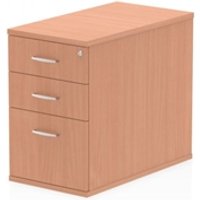 Impulse 800 Desk High Pedestal 3 Drawer Beech - I000071