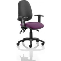 Eclipse Plus III Lever Task Operator Chair With Height Adjustable Arms