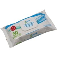Euroffice Get 47% Discount on Unfragranced 2Work Antibacterial Hand Wipes 50