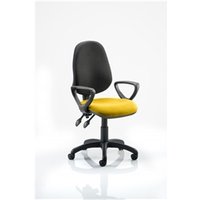 Eclipse Plus II Lever Task Operator Chair With Loop Arms Bespoke