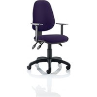 Eclipse Plus III Lever Task Operator Chair With Height Adjustable Arms
