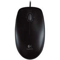 Logitech B100 Optical USB Mouse BLK - USB & Data Cables - Wired Mouse