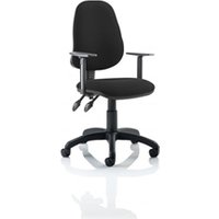 Eclipse Plus II Lever Task Operator Chair With Height Adjustable Arms