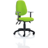 Eclipse Plus III Lever Task Operator Chair With Height Adjustable Arms