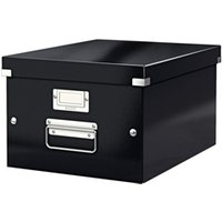 Leitz Click & Store Collapsible Storage Box Medium For A4 Black